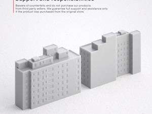 3d print miniature building rb-us-ny-037 3D-printmodel