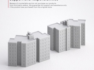 3d print miniature building rb-us-ny-038 3D 프린트 모델