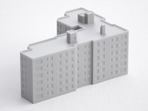 3d print miniature building rb-us-ny-039 3D Baskı Modeli