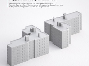 3d print miniature building rb-us-ny-039 Modelo de Impressão 3D