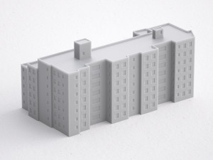 3d print miniature building rb-us-ny-041 3D-printmodel