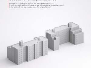 3d print miniature building rb-us-ny-041 Model do druku 3D