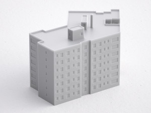 3d print miniature building rb-us-ny-042 3D प्रिंट मॉडल