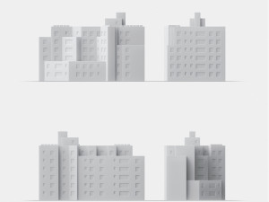 3d print miniature building rb-us-ny-044 3D Принт Модель