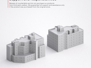 3d print miniature building rb-us-ny-044 3D Принт Модель