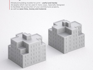 3d print miniature building rb-us-ny-045 3D 打印模型