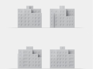 3d print miniature building rb-us-ny-045 3D 打印模型