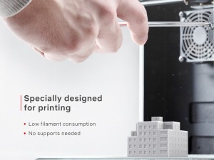 3d print miniature building rb-us-ny-045 3D 打印模型