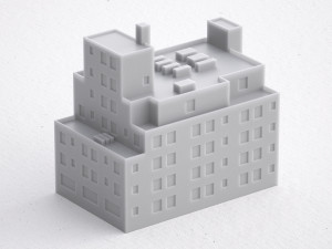 3d print miniature building rb-us-ny-046 3D Print Model