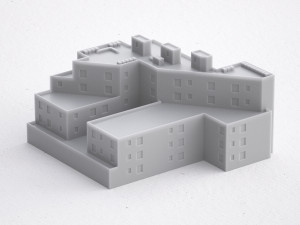 3d print miniature building rb-us-ny-048 3D 打印模型