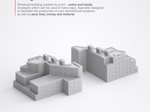 3d print miniature building rb-us-ny-048 Modelo de Impressão 3D