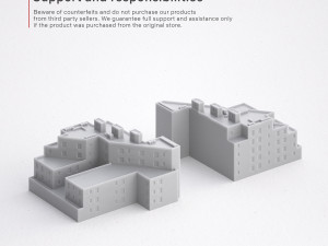3d print miniature building rb-us-ny-048 Modelo de Impressão 3D
