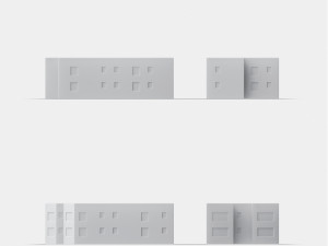 3d print miniature building rb-us-ny-049 3D Druckmodell