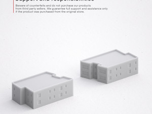 3d print miniature building rb-us-ny-049 3D Druckmodell