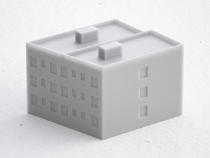 3d print miniature building rb-us-ny-050 3D 打印模型