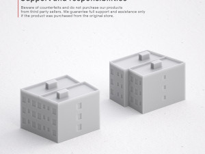 3d print miniature building rb-us-ny-050 Modelo de impresión 3D