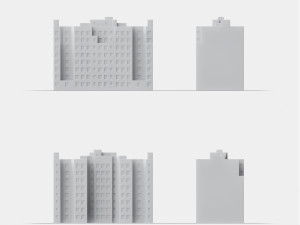 3d print miniature building rb-us-ny-051 Model do druku 3D