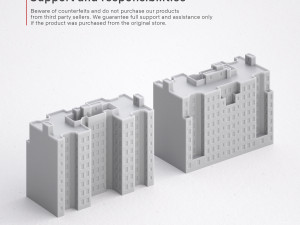3d print miniature building rb-us-ny-051 Model do druku 3D