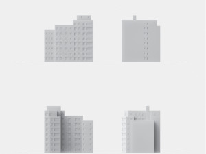 3d print miniature building rb-us-ny-052 3D Baskı Modeli