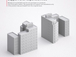 3d print miniature building rb-us-ny-052 3D Baskı Modeli