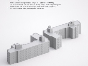 3d print miniature building rb-us-ny-053 Model Cetak 3D