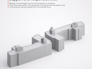 3d print miniature building rb-us-ny-053 Model Cetak 3D