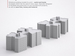 3d print miniature building rb-us-ny-054 Modelo de impresión 3D