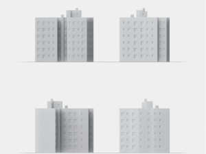3d print miniature building rb-us-ny-055 Modèles 3D en vedette