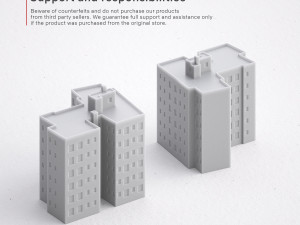 3d print miniature building rb-us-ny-055 Modèles 3D en vedette