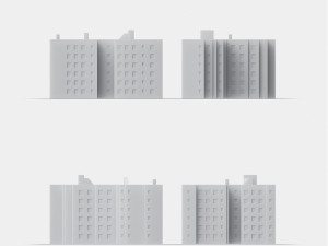 3d print miniature building rb-us-ny-057 3D 打印模型