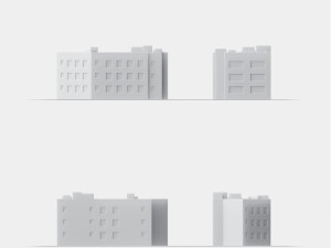 3d print miniature building rb-us-ny-058 Modelo de impresión 3D