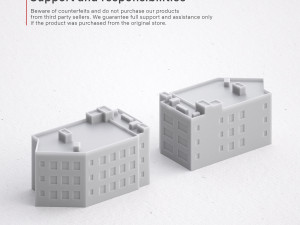 3d print miniature building rb-us-ny-058 Modelo de impresión 3D