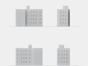 3d print miniature building rb-us-ny-059 Modèles 3D en vedette