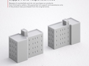3d print miniature building rb-us-ny-059 Modèles 3D en vedette