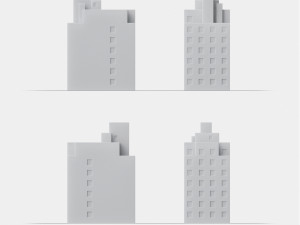 free 3d print miniature building rb-us-ny-060 Modelo de impresión 3D