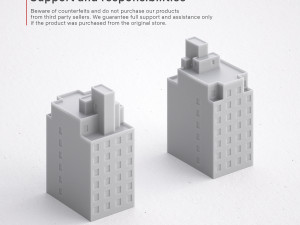 free 3d print miniature building rb-us-ny-060 Modelo de impresión 3D