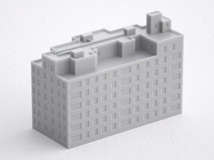 3d print miniature building rb-us-ny-061 3D प्रिंट मॉडल