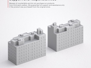 3d print miniature building rb-us-ny-061 3D Принт Модель