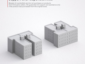 3d print miniature building rb-us-ny-062 Model Cetak 3D