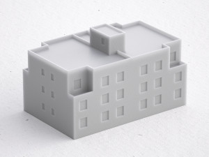 3d print miniature building rb-us-ny-063 3D प्रिंट मॉडल