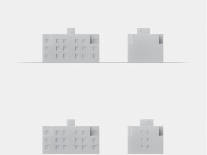 3d print miniature building rb-us-ny-063 Modelo de Impressão 3D