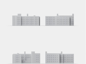 3d print miniature building rb-us-ny-065 Modelo de Impressão 3D
