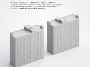 3d print miniature building rb-us-ny-066 3D-printmodel