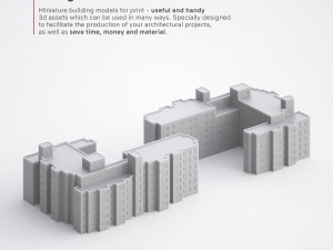 3d print miniature building rb-us-ny-068 Modèles 3D en vedette