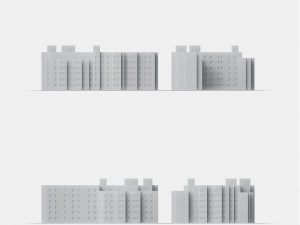 3d print miniature building rb-us-ny-068 Modèles 3D en vedette