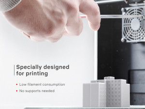 3d print miniature building rb-us-ny-069 3D Принт Модель