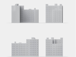 3d print miniature building rb-us-ny-070 3D 프린트 모델