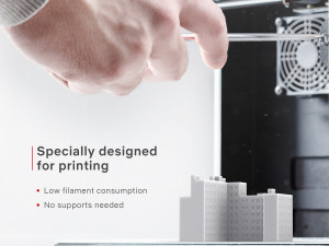 3d print miniature building rb-us-ny-070 3D 프린트 모델