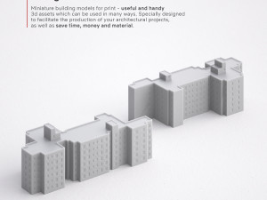 3d print miniature building rb-us-ny-072 3D Принт Модель