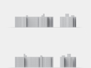 3d print miniature building rb-us-ny-072 3D Принт Модель